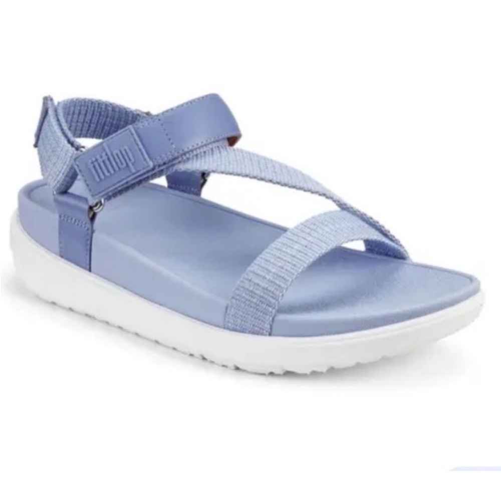 Fitflops Loosh Webbing Z-Strap Wild Lavender Women's Sandals Size 7 - Picture 6 of 11